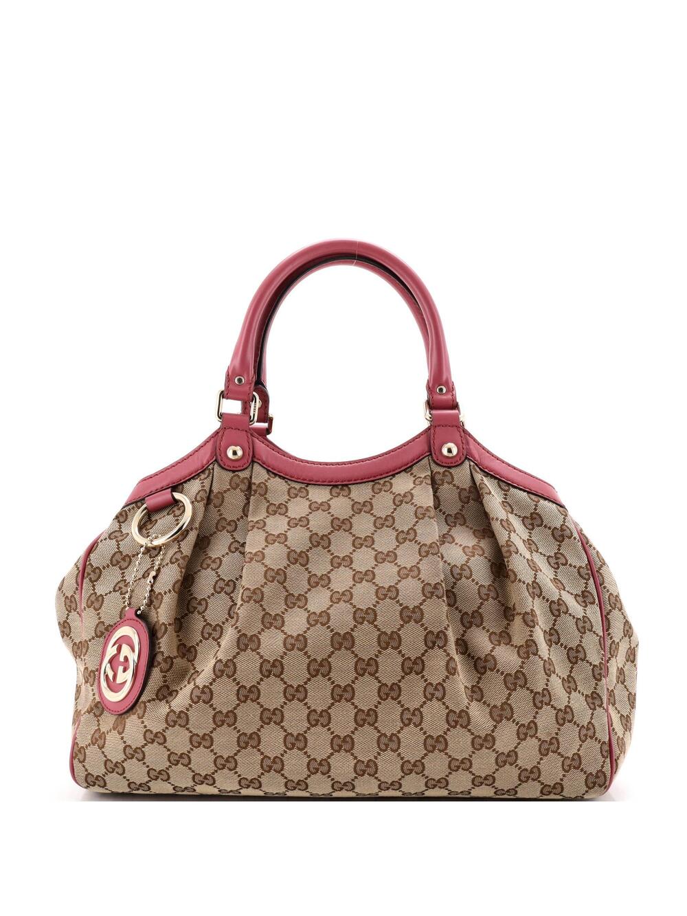 Gucci Sukey Tote Gg Canvas With Leather #364673G98B